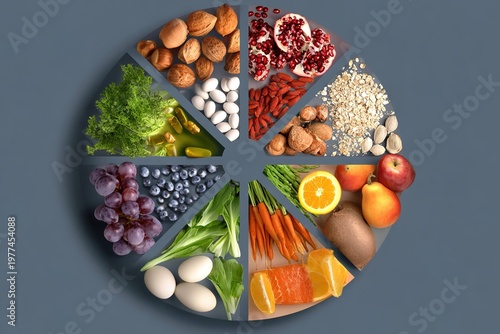 infographic on important vitamins and minerals