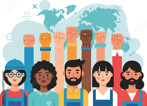 Set of cartoon vector icons featuring a diverse group of business people, office teamwork, and family avatars in different situations from school to work