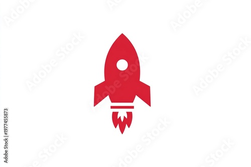 startup accelerator logo with rocket icon