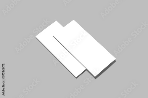 Trifold A4 Mockup Your Design Blank	
