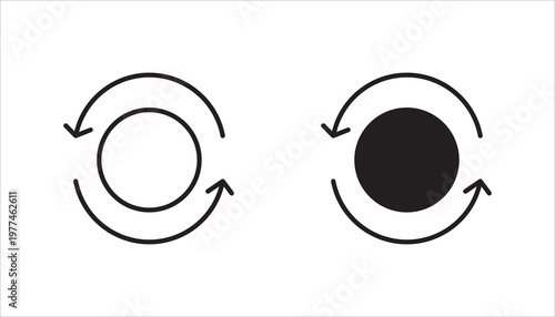 Adaptability skill icons set. Quick respond to changes and performance adjusting and improvement. Development, transformation, settings adaptation. Flat vector illustration