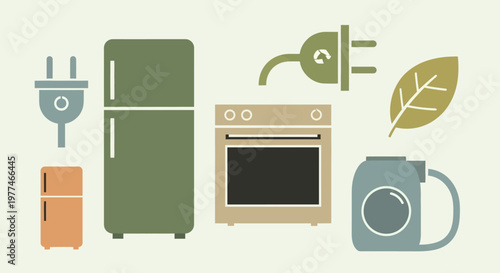 Eco friendly household appliances and green energy