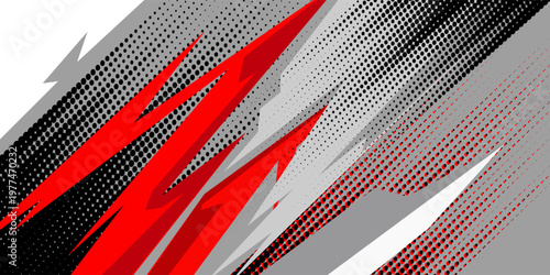 Desain stiker mobil vektor. Desain latar belakang balap abstrak grafis bergaris untuk membungkus kendaraan, mobil balap, reli, petualangan, dan livery