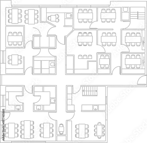 A seamless pattern set of hand drawn house sketches and home icons in a doodle vector style for web business design
