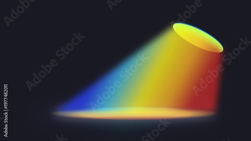 Colorful Light Prism Spectrum Beam Abstract Background