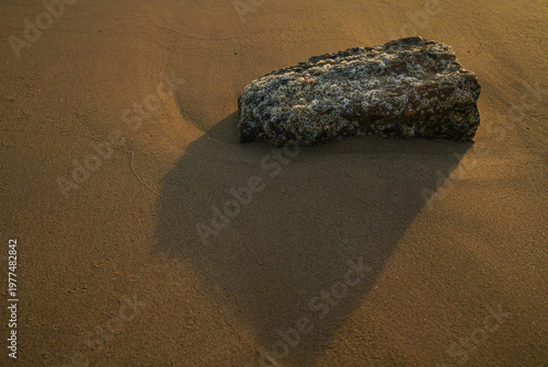 stone in the sand
