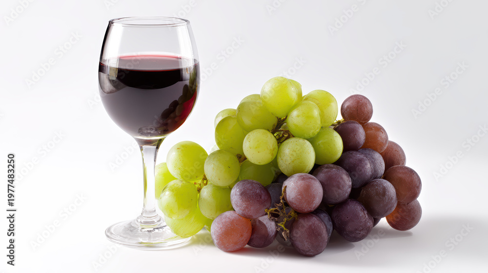 Fototapeta premium food photography of purple cluster fruits