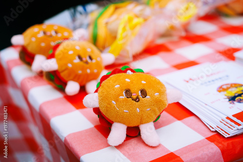 Foto hamburger plush charm