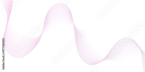 Vector abstract gradient wave Futuristic white and pink energy science background. geometric flowing web smoke sound music digital blend curve line texture backgound.