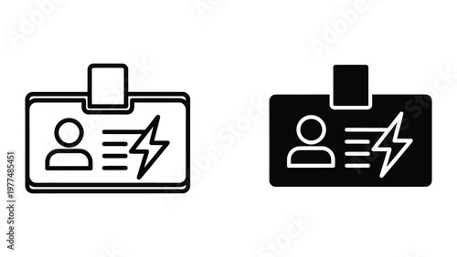 Electric vehicle charging station indicators with user icons
