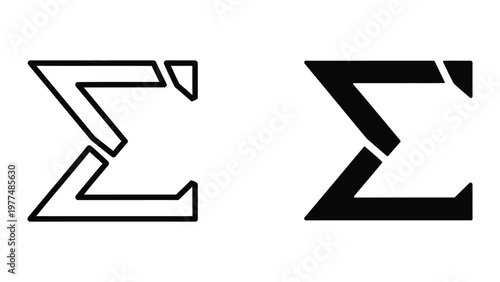 Comparison of stylized and bold letter z variations in typography design