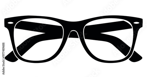 Print Specs spectacles Black and White Stock Photos & Images