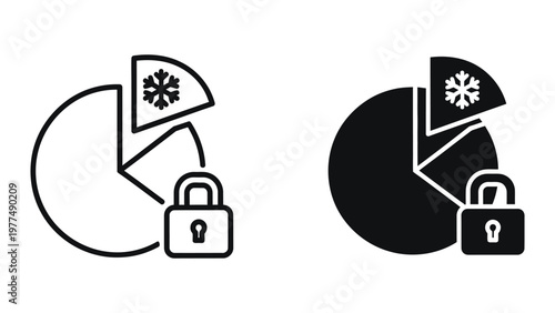 Comparison of secure and insecure data storage or transmission visualization