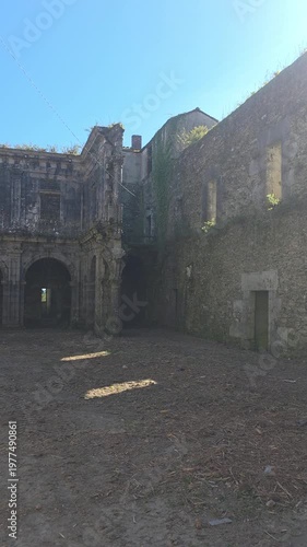 monfero monastery, in coruña, spain