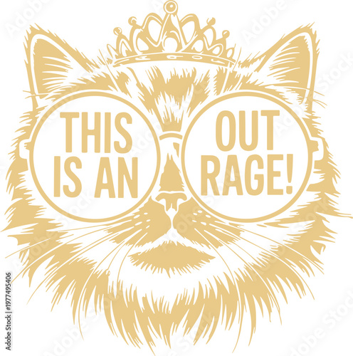 Obraz na plátně Dungeon Crawler Carl Png SVG, This Is An Outrage Princess Donut And Mongo Design