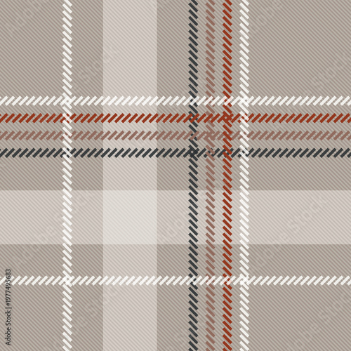 Original scottish texture, tartan and plaid seamless pattern. Vector design