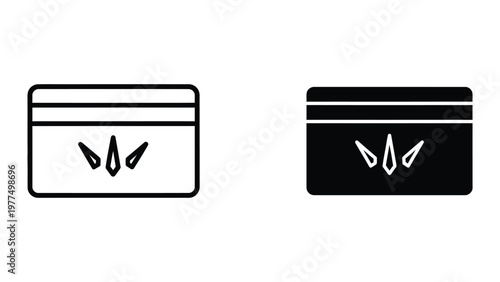 Contrasting credit card designs with a lightning bolt logo in white and black color schemes