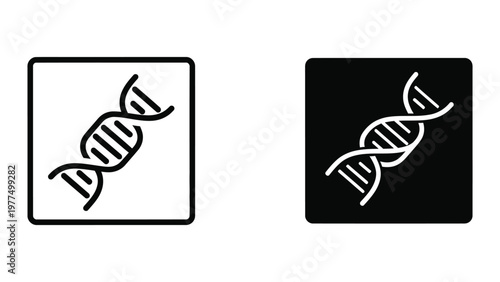 Contrasting depictions of the dna double helix structure in light and dark backgrounds