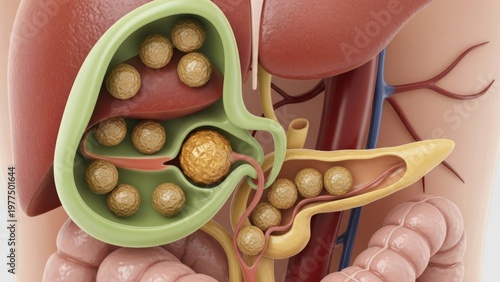 Wallpaper Mural Kidney stones in the human urinary system Torontodigital.ca