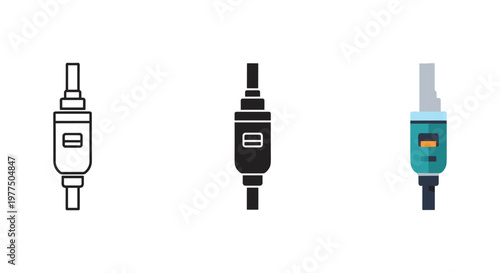 Variety of audio jack plugs