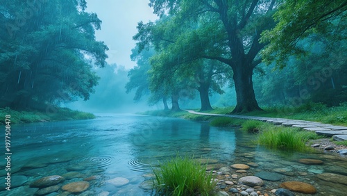 Tranquil Forest River