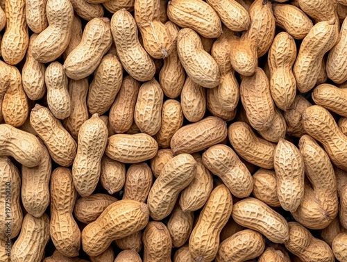 Wallpaper Mural Raw peanuts in shells, close-up view Torontodigital.ca