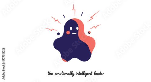 Emotional Intelligence, Leadership, Business Vector Icon, Emotionally Intelligent Leader