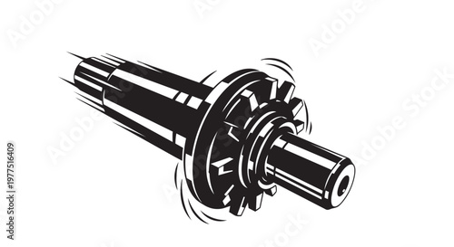 rotor shaft, turbine rotor, electric motor rotor, generator rotor, industrial shaft, mechanical rotor, rotating component, 