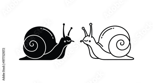 Snail Illustrations: Cute & Unique Designs for Art & Printing Vector