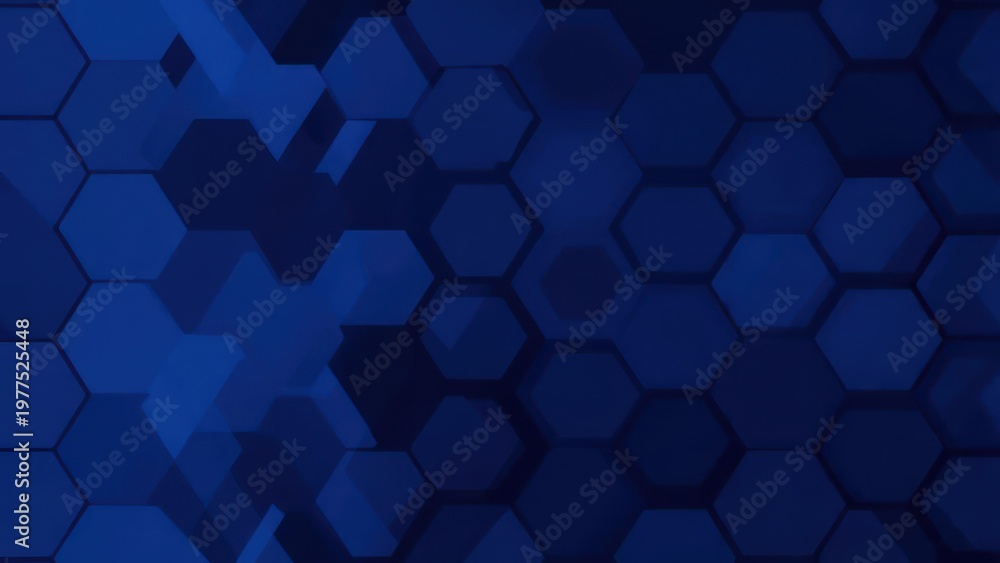 custom made wallpaper toronto digitalAbstract Blue Hexagon Pattern Background for Modern Design.
