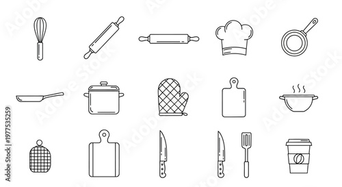 Kitchen Utensils and Cooking Tools.