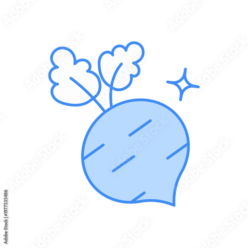 Beetroot vector icon