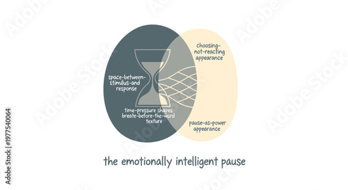 Emotional intelligence concept, mental wellness illustration, mindfulness vector, self-care graphics