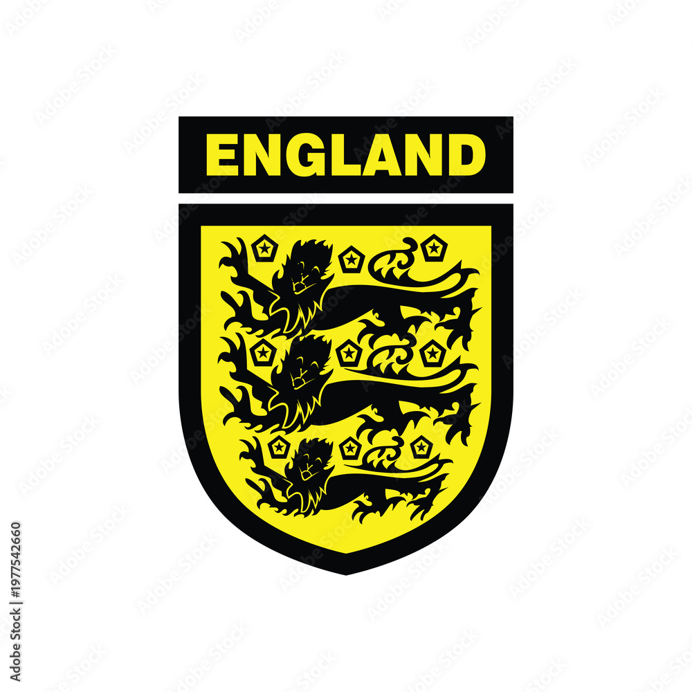 © Jibalchy - England National Football Team Crest Emblem. © Jibalchy - England National Football Team Crest Emblem.