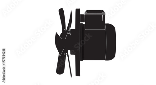 Black toolbox, tools, vector icons, flat design, silhouette