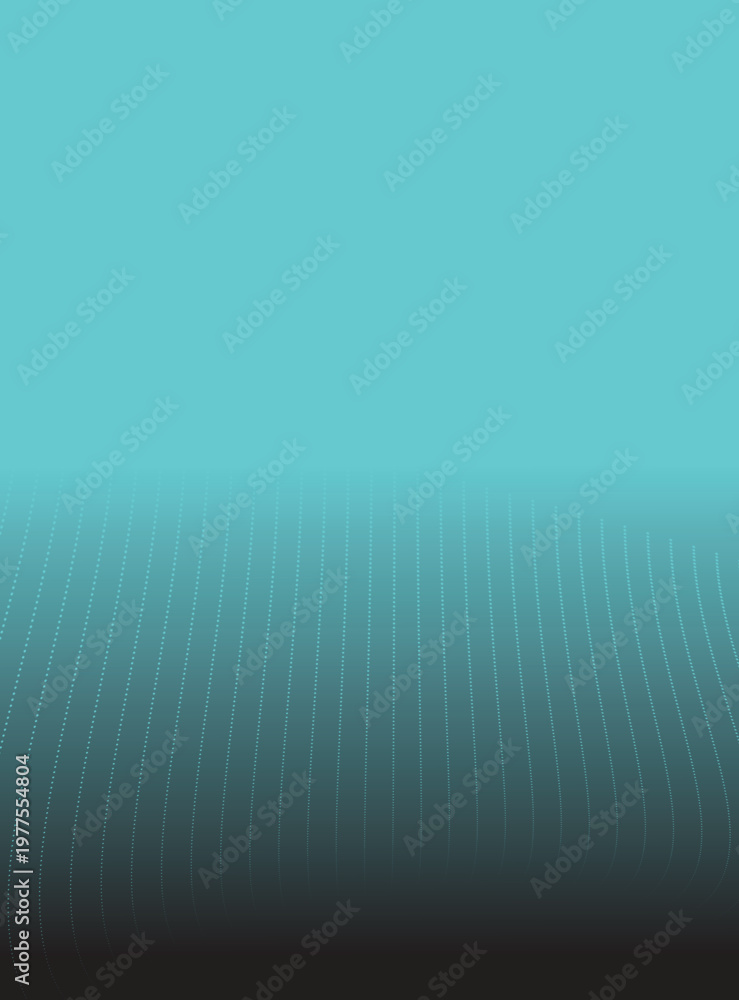 Obraz premium Soft Turquoise Gradient Background with Subtle Vertical Wave Lines Minimal Oceanic Texture