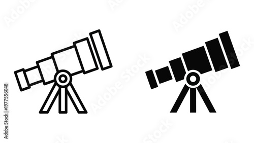 Comparison of two different telescope designs with distinct structural features