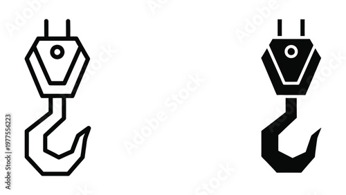 Comparison of two different electrical plug and hook designs