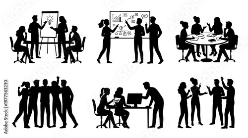 Business people working in office.