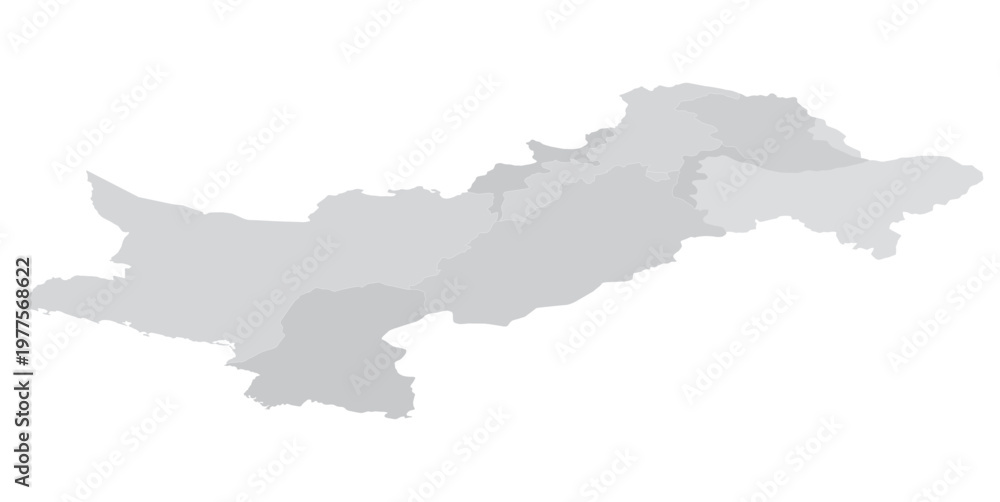 Fototapeta premium map of pakistan