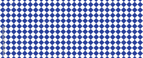 seamless geometric pattern, Seamless geometric diamond pattern in two tone blue. blue diamond checkerboard, chessboard seamless Repeat seamless pattern design for fabric printing or background