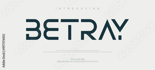 Introducing Betray Modern Bold Font Typography Design