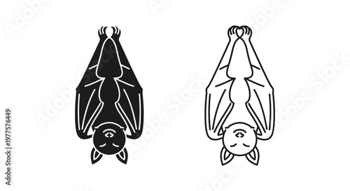 Bat Species Identification Guide: Flying Mammals Up Close Vector