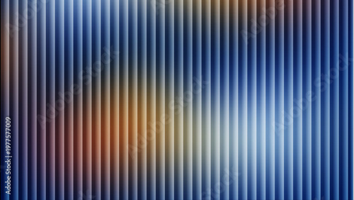 Abstract Blue Glass Ripples with Vertical Gradient for Tech Background