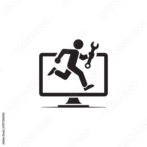 Repair Service Technician Icon