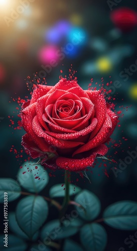 Sharp central subject contrasted against a smoothly fading environment. The surrounding reality breaks down, creating a sense of focus and isolation, subject, digital, mist