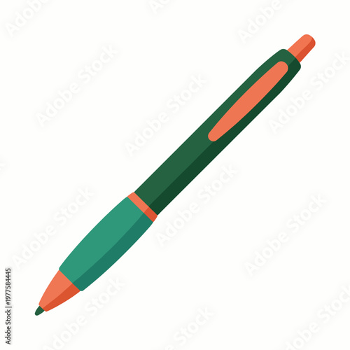 A sleek, modern pen design featuring vibrant colors and a dynamic silhouette, showcasing a blend of functionality and artistic flair for stationery enthusiasts.