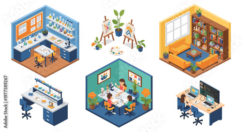 A clean, modern laboratory setup evokes scientific inquiry, research, and innovation. Ideal for presentations, website graphics, or depicting knowledg