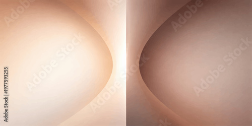 abstract golden background with soft light highlighting a woman body silhouette and smooth skin curves