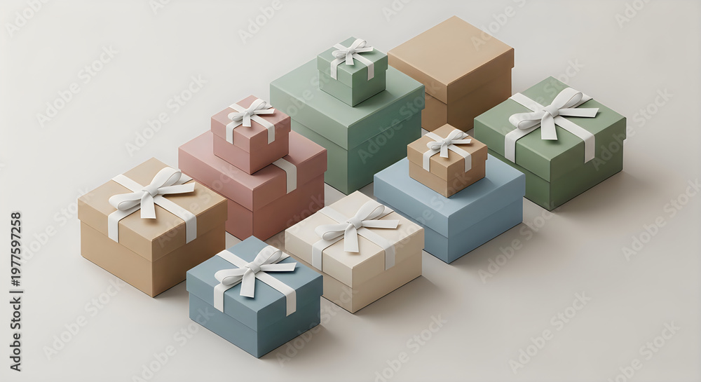 Fototapeta premium Father s day gifts a colorful collection of presents for dad celebration appreciation